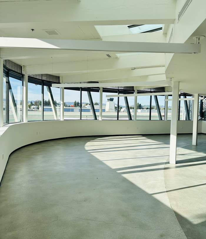 An office interior at Santa Monica Airport